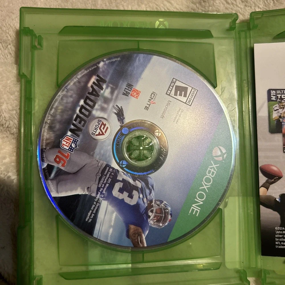 Madden NFL 16 Microsoft Xbox One 2015 DISC ONLY